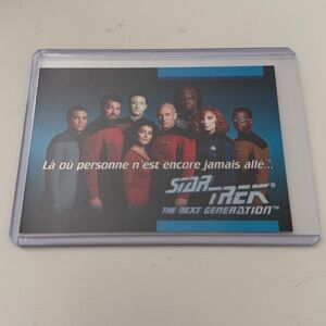 🇫🇷 1992 Impel Star Trek TNG Foreign Language Trading Card - 🇫🇷 French - #01D